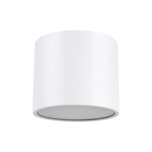 Cargar imagen en el visor de la galería, Foco sobrepuesto aluminio blanco Ø8,3x7 cm IP44 GX53 - MUFO0151
