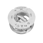 Foco sobrepuesto aluminio blanco Ø8,3x7 cm IP44 GX53 - MUFO0151