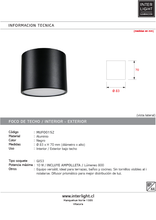 Cargar imagen en el visor de la galería, Foco sobrepuesto aluminio negro Ø8,3x7 cm IP44 GX53 - MUFO0152
