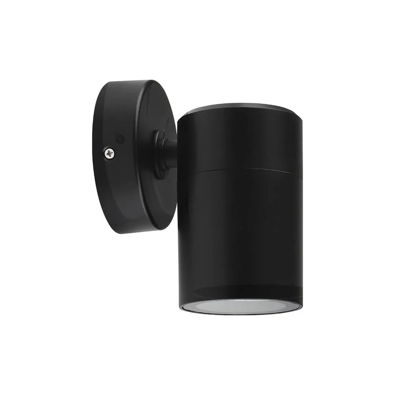 Foco de muro exterior negro GU10 IP65 - MUFO0156