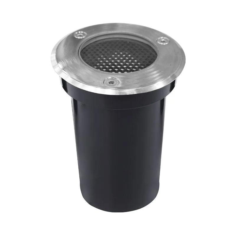 Foco de piso inoxidable antideslumbrante Ø8 cm IP67 GU10 - MUFO0155