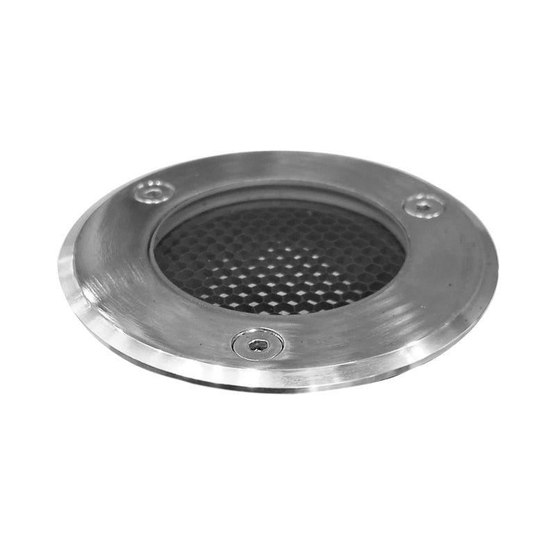 Foco de piso inoxidable antideslumbrante Ø8 cm IP67 GU10 - MUFO0155