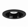 Foco embutido retraído para baño negro 3000K  IP44 7W  LED - MUFO0157