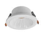 Foco embutido retraído para baño blanco 3000K  IP44 7W  LED - MUFO0158