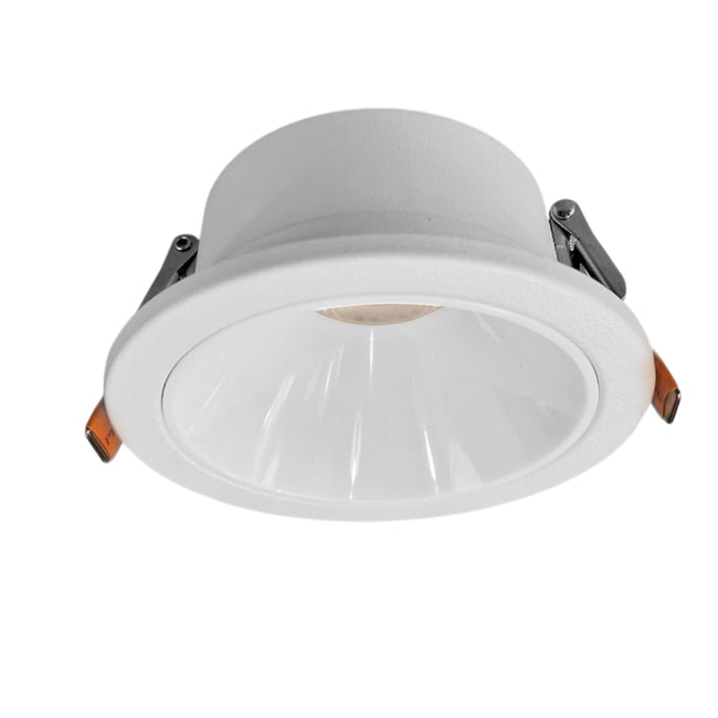 Foco embutido retraído para baño blanco 3000K  IP44 7W  LED - MUFO0158