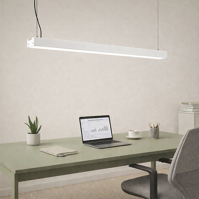 Lámpara colgante y para sobreponer blanco 120cm 3K 4K 6K  40W  LED- MULC0012