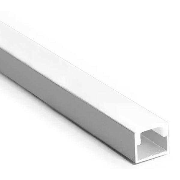 Soporte aluminio con difusor policarbonato opal para cinta LED 3 Metros - MUPE0002