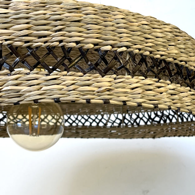 Lámpara colgante ratán natural Ø60 cm E27 - NNLC0001