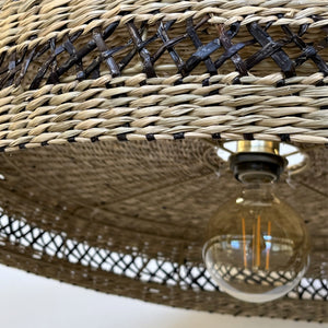Lámpara colgante ratán natural Ø60 cm E27 - NNLC0001