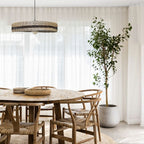 Lámpara colgante ratán natural Ø60 cm E27 - NNLC0001