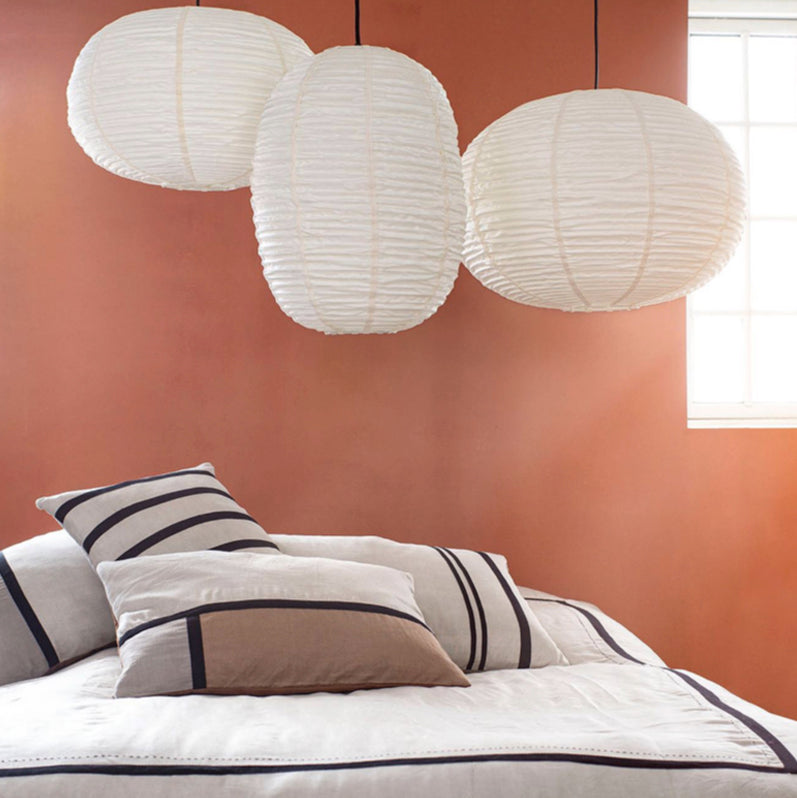Lámpara colgante seda natural Ø 48x41 cm E27 - OILC0001 - DISPONIBLE EXCLUSIVAMENTE EN TIENDA