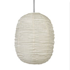 Lámpara colgante seda natural Ø 36x57 cm E27 - OILC0004 - DISPONIBLE EXCLUSIVAMENTE EN TIENDA