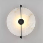 Aplique metal negro alabastro Ø35x39 cm 12W 3000k LED - ONAP0066