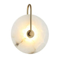 Aplique metal dorado alabastro Ø25x31,5 cm 5W 3000k LED - ONAP0067