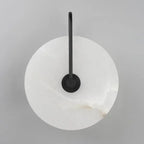 Aplique metal alabastro negro Ø25x31,5 cm 5W 3000k LED - ONAP0068