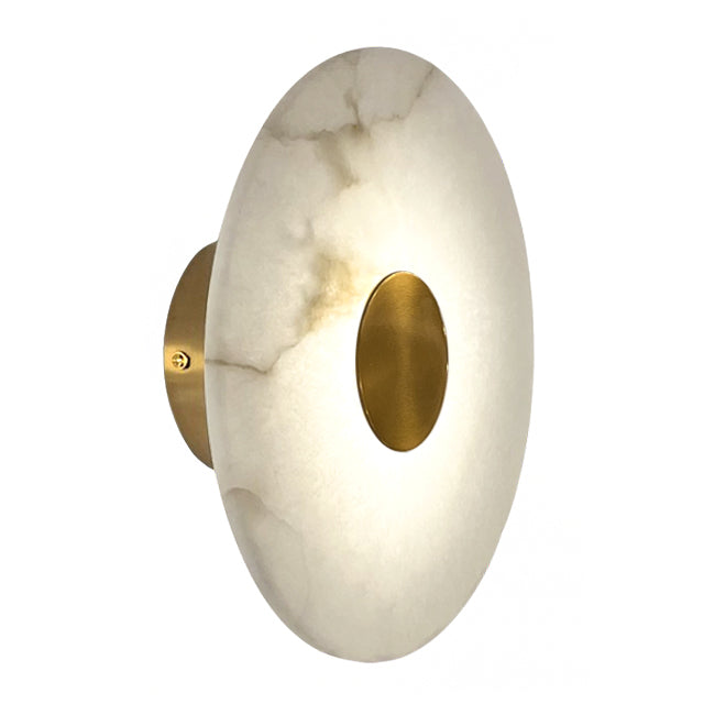 Aplique alabastro bronce antiguo  Ø25cm LED 5W - ONAP0069