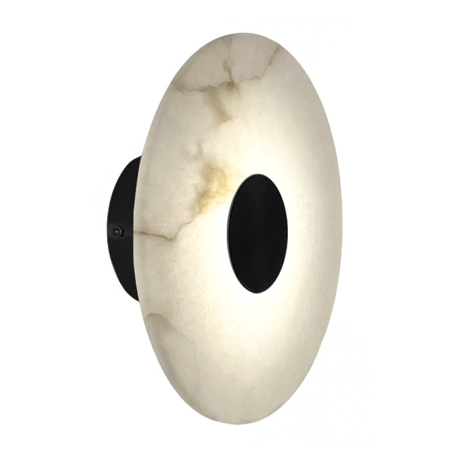 Aplique alabastro negro Ø25cm LED 5W - ONAP0070