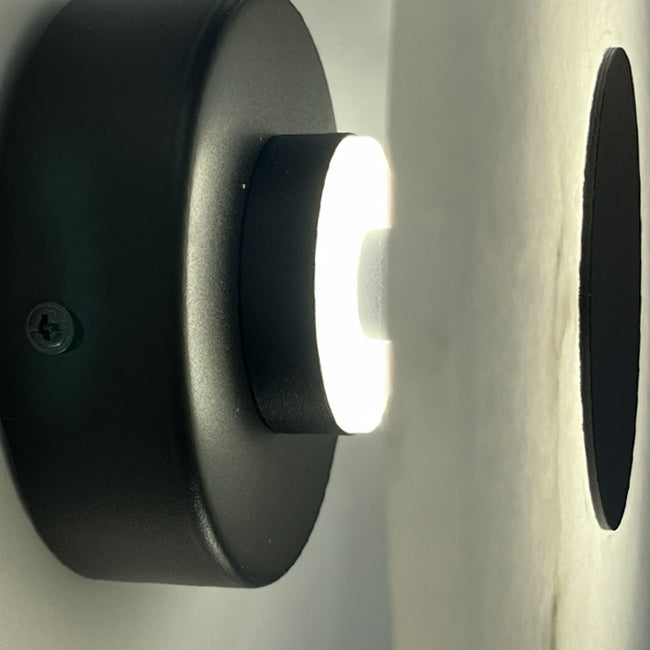 Aplique alabastro negro Ø25cm LED 5W - ONAP0070