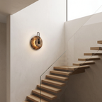 Apliqué mármol café Ø25,5 cm LED 12W - ONAP0071