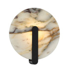 Apliqué mármol bulgari + negro Ø25cm LED 12W - ONAP0073