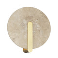Apliqué mármol beige + bronce Ø25cm LED 12W - ONAP0074