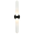 Apliqué vidrio opal + negro 53,5 cm LED 8W - ONAP0076