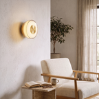 Apliqué vidrio exterior champán, vidrio interior opal 16 cm 6W - ONAP0078