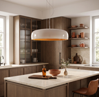 Lámpara colgante vidrio opal Ø42cm 15W - ONLC0080