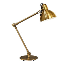Cargar imagen en el visor de la galería, Lámpara de sobremesa dirigible metal dorada E14 - ONLS0028
