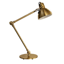 Cargar imagen en el visor de la galería, Lámpara de sobremesa dirigible metal dorada E14 - ONLS0028
