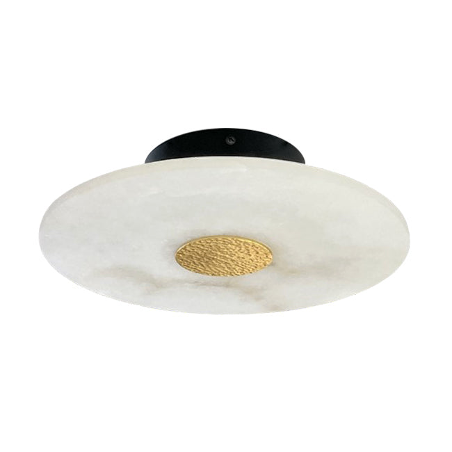 Plafón alabastro oro Ø28x6.5 cm 15W 3000k LED - ONPL0002