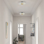 Plafón alabastro oro Ø28x6.5 cm 15W 3000k LED - ONPL0002