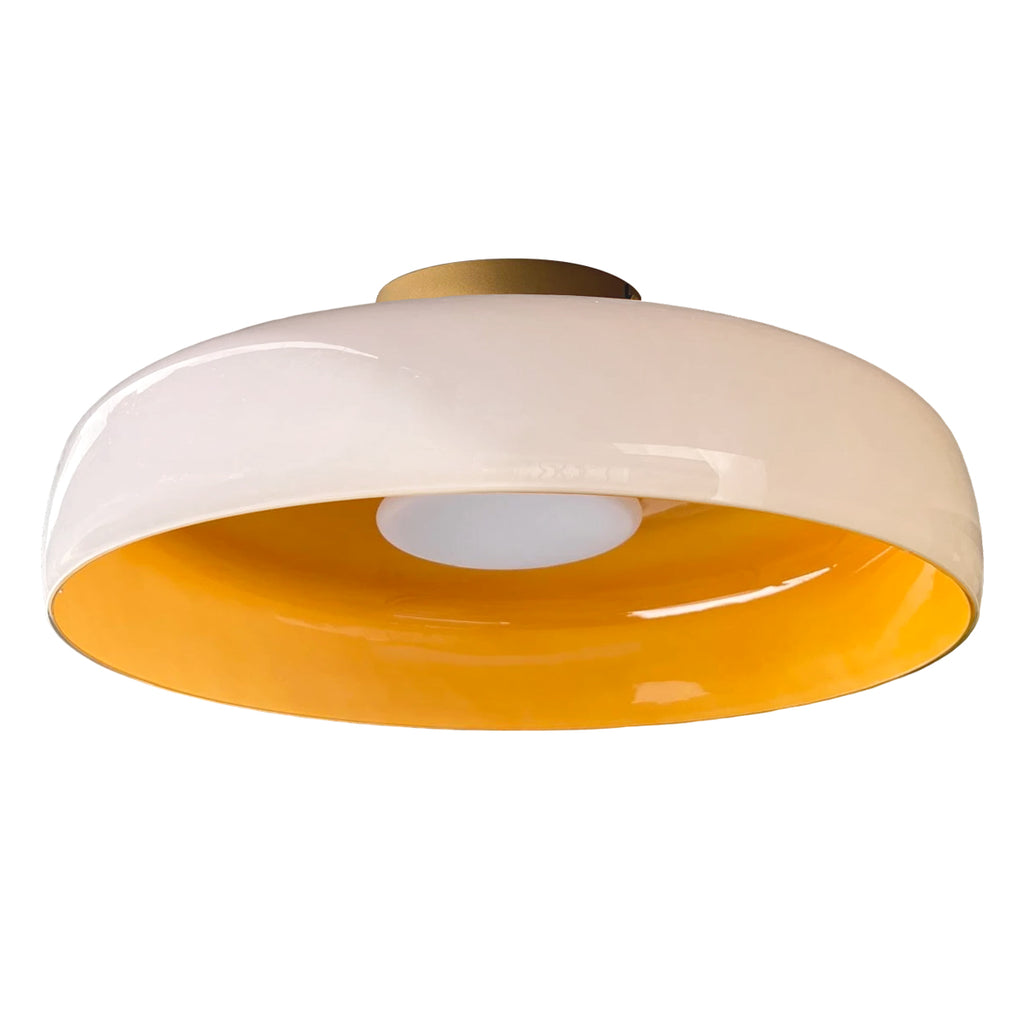 Plafón vidrio opal Ø42cm 15W - ONPL0005