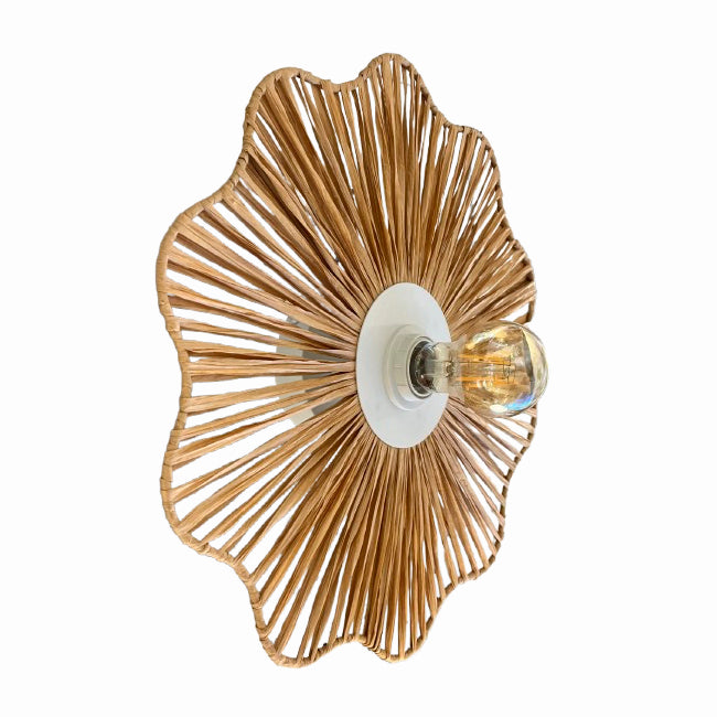 Aplique plafón rafia natural Ø40cm   E27 - OPAP0019