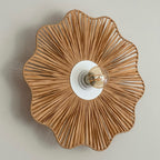 Aplique plafón rafia natural Ø40cm   E27 - OPAP0019