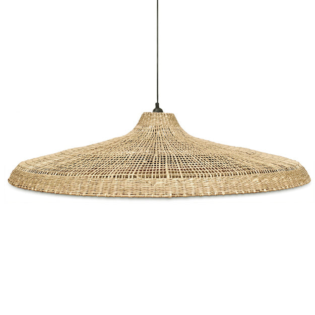 Lámpara colgante ratán natural Ø75 cm E27 - OPLC0057