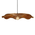 Lámpara colgante rafia natural Ø75x13 cm E27 - OPLC0047