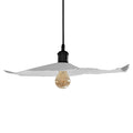 Lámpara colgante fibra prensada blanco Ø81x7cm E27 - OPLC0051