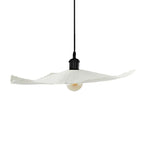 Lámpara colgante fibra prensada blanco Ø60x7cm E27 - OPLC0052