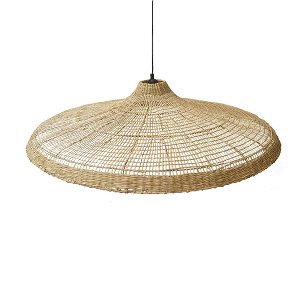 Lámpara colgante ratán natural Ø75 cm E27 - OPLC0057
