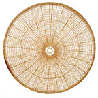 Lámpara colgante ratán natural Ø75 cm E27 - OPLC0057