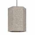 Lámpara colgante lino natural Ø22 cm E27 - OPLC0067