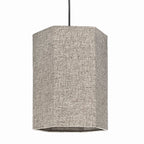 Lámpara colgante lino natural Ø22 cm E27 - OPLC0067