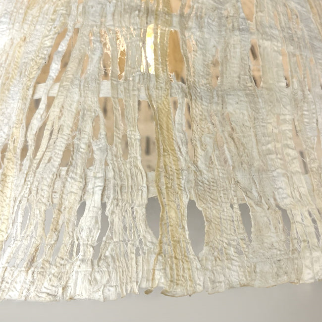 Lampara colgante papel mache Ø41x24cm E27 - OPLC0077