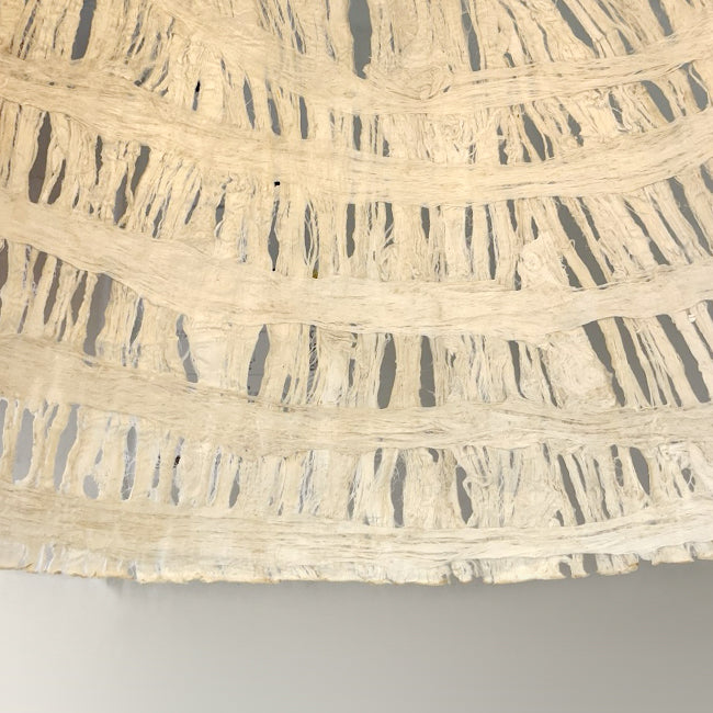 Lampara colgante papel mache Ø41x24cm E27 - OPLC0077