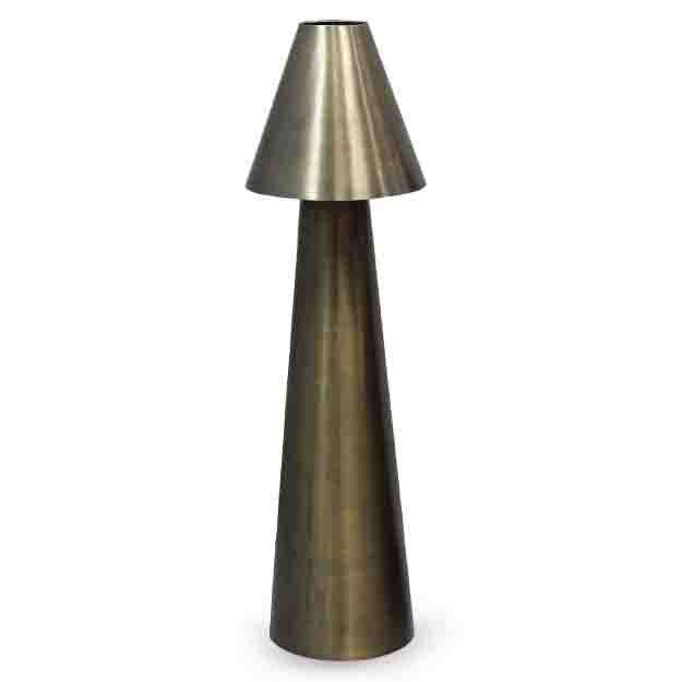 Lámpara de pie metal  bronce envejecido Ø26x93 cm E27 - OPLP0001