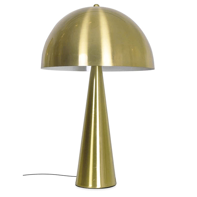 Lámpara sobremesa metal dorado 30x45 cm E27