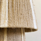 Lámpara sobremesa yute natural beige Ø25x33 cm E27 - OPLS0015