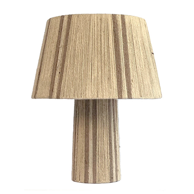 Lámpara sobremesa yute beige natural Ø40x50 cm E27 - OPLS0013