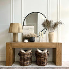 Lámpara sobremesa yute beige natural Ø40x50 cm E27 - OPLS0013